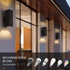 harriet Outdoor Wall Lights, Modern Outdoor Wall Sconces Aluminum Waterproof,