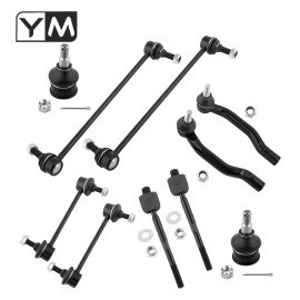 Unbranded 10pcs Sway Bar Links&Lower Ball Joints&Tie Rods for 03-05 Acura MDX Honda Pilot