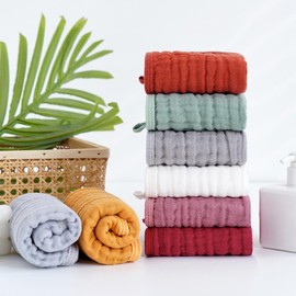 ZQCZQC Muslin Burp Cloths for Baby,100% Cotton Baby Washcloths for Baby, Large 20''X 10'' Super Soft and Absorbent,10 Pack (Turmeric Color, 25 * 50)