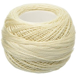 DMC 116 12-Ecru Pearl Cotton Thread Balls, Ecru, Size 12