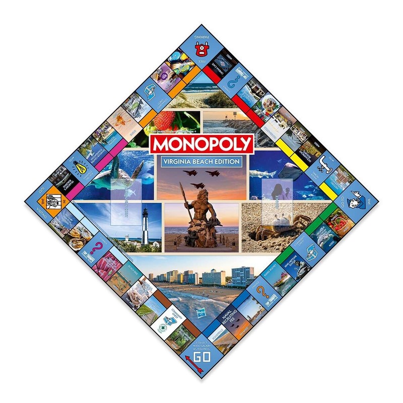Top Trumps USA Monopoly Virginia Beach, VA Edition – Classic