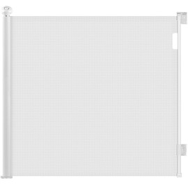 Retractable Baby Gate, Extra Wide Safety Baby or Pet Gate, 33” Tall, Extends to 118” Wide, Mesh Safety Dog Barrier Gate for Stairs, Indoor, Outdoor, Doorways, Hallways