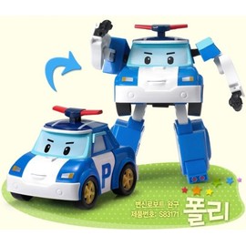ROBOCAR POLI Poli + Helly Transforming Robot Toy