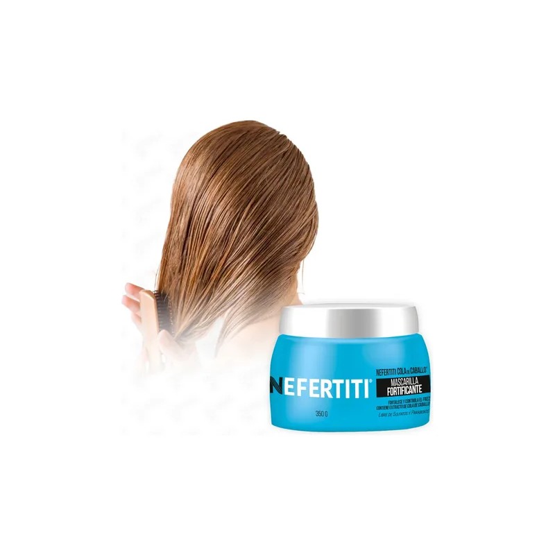 Mascarilla Para Cabello Con Cola De Caballo Nefertiti 350gr