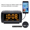 DreamSky Alarm Clock Radios for Bedrooms with Battery Backup, Large