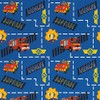 Swafing Fireman Sam Cotton Jersey Fabric for Children Coupon (Blue,