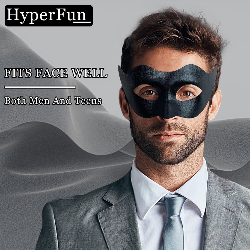 HyperFun HyperFun Masquerade Mask for Men Classic Vintage Venetian Mens