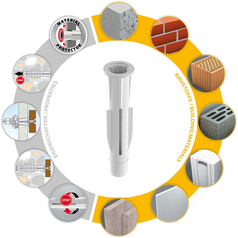 TOX all purpose plugs Trika 5 x 31 mm, 100