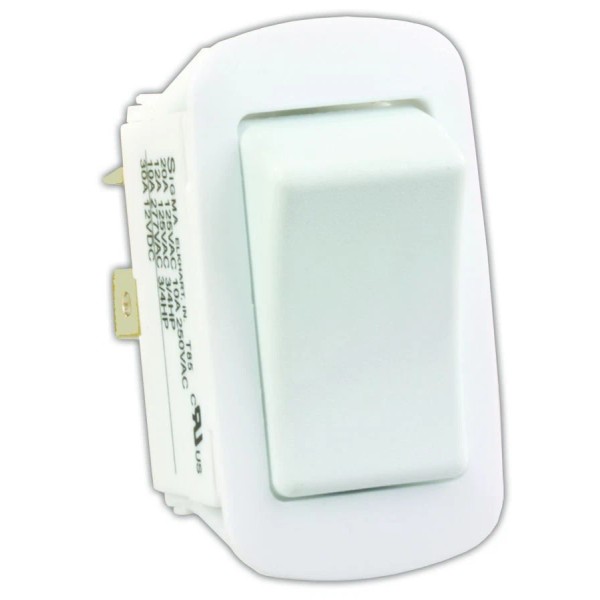 JR Products 14015 White Water Resistant On/Off Switch
