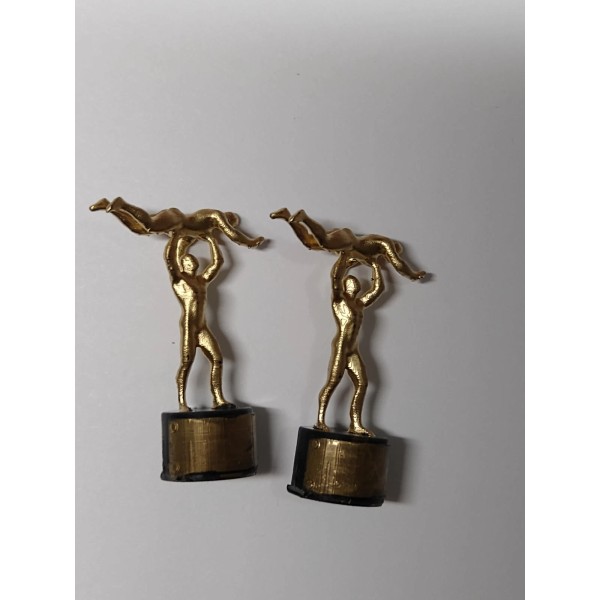 2 Custom WWE Slammy award for figures Mattel Jakks Hasbro
