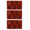 3PCS Semi Sphere Silicone Mold Baking Mold for DIY Making