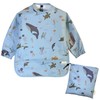 Lautoki Bib with Sleeves + Waterproof Pocket | 12-36 Months
