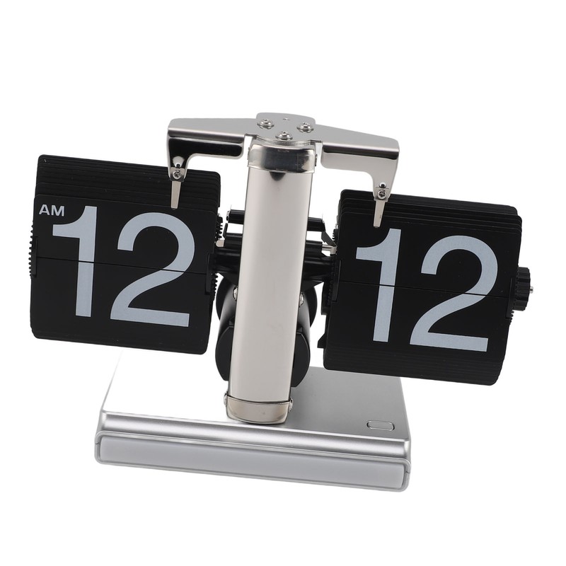 Retro Digital Flip Down Clock Battery Powered Flip Desk Clock
