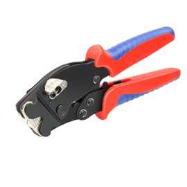 HKS Ferrule Crimping Tool AWG 30-5 - Fixable Range, Square Self-Adjusting Ratchet Crimper for End-Sleeves, Wire Ends Terimnals (Crimper 16-4H)