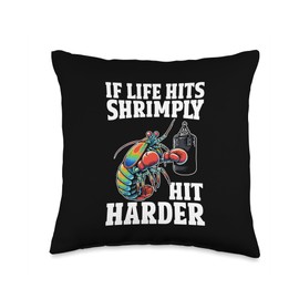 Mantis Shrimp Life Peacock Mantis Shrimp Throw Pillow