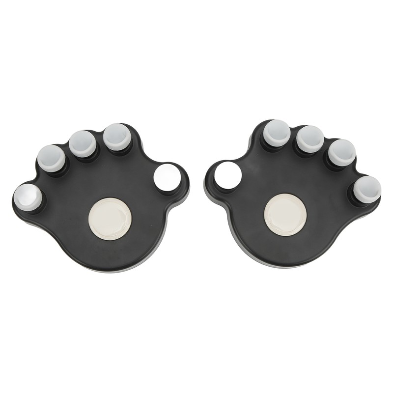 2PCS Piano Finger Exerciser Silicone Hand Grip Trainer Ergonomic Tension