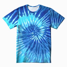 Acoweno Tiedye 3D Graphic T Shirts for Boys Girls Kids, Casual Crewneck Short Sleeve Tops Tees for Teens 6-16 Years