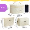 Siomlana 3-piece Set Makeup Pouch, Large Capacity, Cosmetic Pouch, Cute,