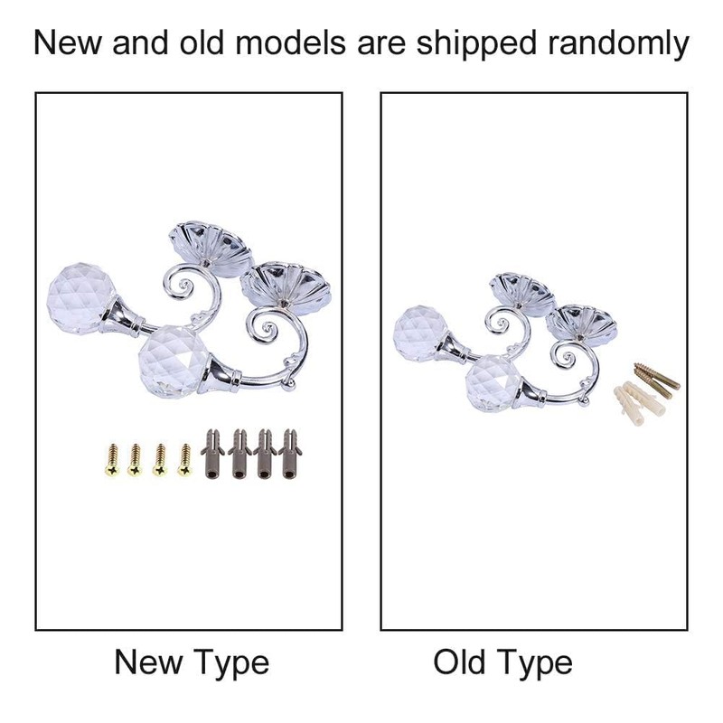 2Pcs Curtain Holdbacks, Curtain Tie Backs Curtain Drapery Holdbacks Metal