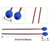 Mr.Power Marimba Mallets Wood Handle Yarn Head with Maple Handle,