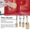 4PCS Paint Brush Bristles Wooden Handle for Furniture Tables Chairs