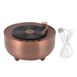 Wireless Bluetooth Speaker Excellent Stereo Sound Quality Portable Mini Retro Speaker With Colorful Light Red Copper