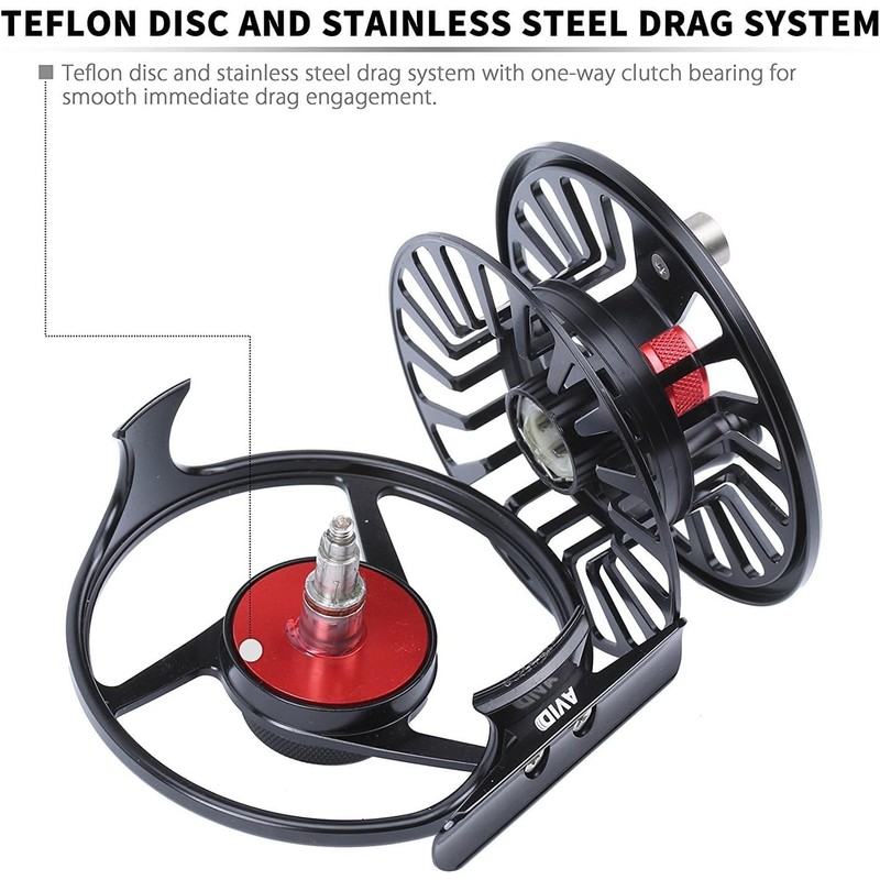 Maxcatch Fly Fishing Reel with CNC-machined Aluminum Body Avid Series