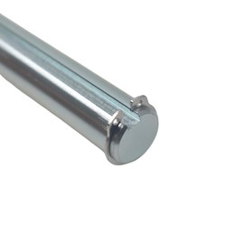 awtetpje Go Kart Mini Bike 10" x 5/8" Jackshaft with 3/16" Keyway for Go Kart Mini Bike Silver Galvanized Jackshaft