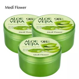 Mediflower [메디플라워] 알로에베라 프레쉬 수딩젤 300mlx3개 [Mediflower] Aloe Vera Fresh Soothing Gel 300ml x 3 pcs