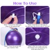 Ckhoid 2PCS Peanut Balls 35.43×17.71 inch Exercise Yoga Pregnancy Ball