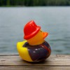 Duck of the Month Firefighter Big Red Rubber Duck