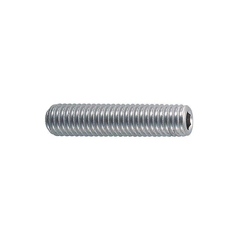 TRUSCO(トラスコ) 六角穴付止めネジ ステンレス製 くぼみ先 径6×長さ12mm 38本入 B45-0612