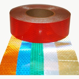 Oralite V92-DB-COLORS Microprismatic Conspicuity Tape: 2 in. x 15 ft. (Silver-White)