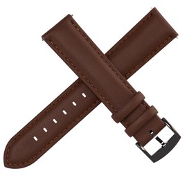 [OTTOODY] Genuine Leather Watch Band, Watch Strap 22mm, 21mm, 20mm, 18mm, 16mm, Quick Release Strap, For Men and Women, Elegant & Soft Calf Leather Watch Replacement Band, No Tools Required for