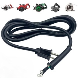 KOIUETUA 95104L Circular Saw Power Cord fits for SPT77WML SPT77WM SPT78W SKILSAW Worm Drive Saw,Heavy Gauge Power Tool Replacement Assembly Black 2.5M/8.2FT Bare Wire 3 Pin Power Cord