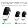 CACARLIKE for Benz Key Fob Cover with Benz Keychain, Car