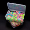 Aimeke Pack of 6 Plastic Storage Boxes with Lid, Small
