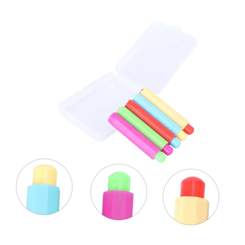 STOBOK 5pcs Adjustable Chalk Holder Set with Storage Case Random