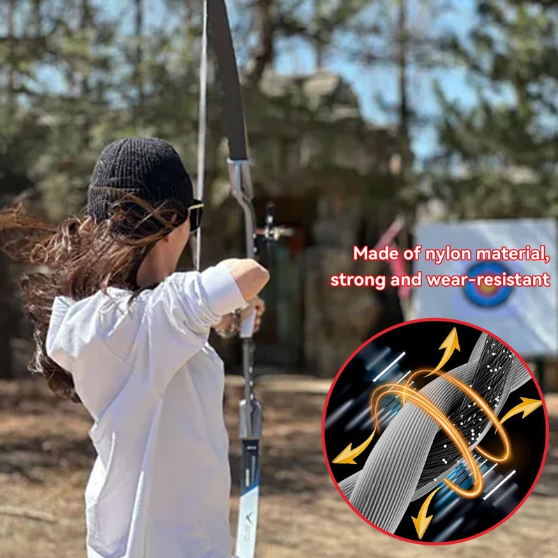 Nylon Universal Archery Bowstring Bow String for Traditional and Retrograde