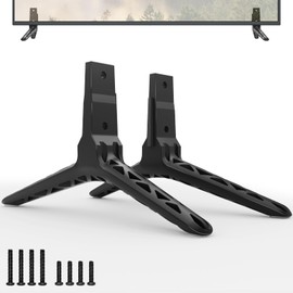 Base TV Stand Legs for Vizio - Only Compatible with D32F-F1, D32-D1, E32F-E1 Models - Non-Universal Replacement Legs, Only for We Listed Model, with Non-Slip Pads, Screws & Instructions