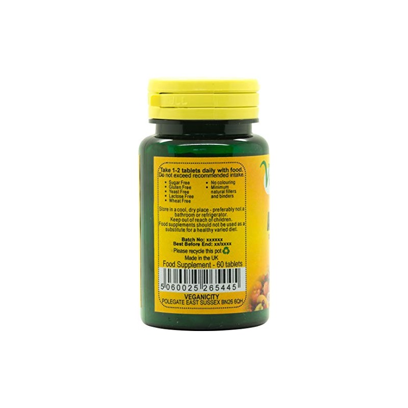 Veganicity Artichoke - Pack of 60 Vegan Tablets