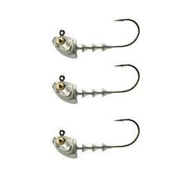 6th Sense Fishing Finesse Jig Heads (Raw, 3/16oz. 1/0 (3/pk))