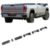 1-PC Sierra Badge Emblem in Glossy Black Finish for GMC