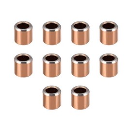 sourcing map Sleeve Bearing 3mm Bore x 5mm OD x 5mm Length Plain Bearings Wrapped Oilless Bushings 10pcs