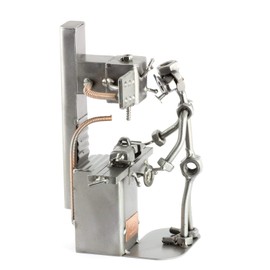 Steelman24 I Nuts and bolts sculpture Milling Cutter I Handmade ornaments I Made in Germany I I Metal figurine