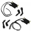 Caltric Complete Ignition Coil Wire Cap Kit for Kawasaki Vulcan