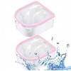 LIDOUK 2 Pieces Nail Soaking Bowl Nail Art Hand Soak