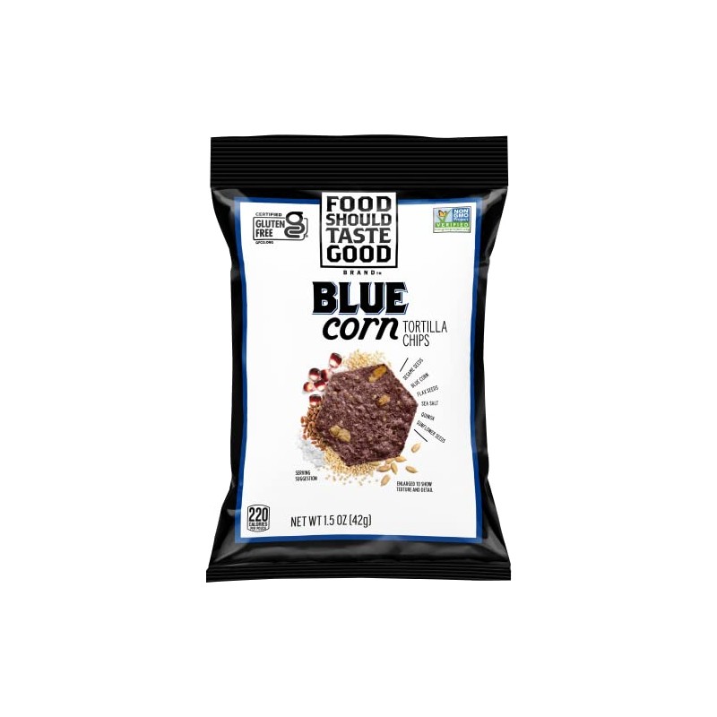 Food Should Taste Good Tortilla Chips, 1.5oz, Pack of 24