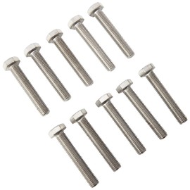 AHCA2 Stainless Steel Fully Threaded Hex Bolt (Setscrew) M12 12mm x 70mm (Pack of 10)