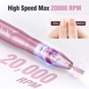 Portable Electric Nail Drill Machine, Professional 20000 RPM USB Manicure